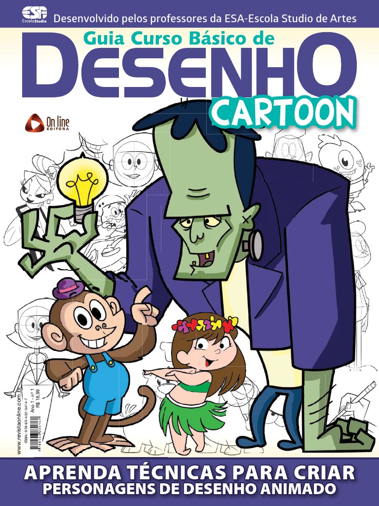 Guia Curso Básico de Desenho-Cartoon | PDF | Desenho | Desenho, image size:768x1024