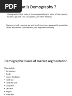 What Is Demography ?