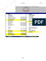 Balance Sheet: Assets Liabilities Fixed Assets Current Liabilities