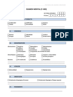 Formato de Examen Mental PDF