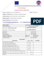 BKMEA Fire Drill Report for UNITEX KNITWEAR LTD