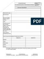 Formulario de Homologación PDF