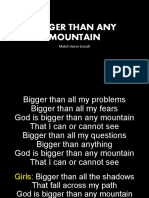 Bigger Than Any Mountain