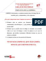 Charla 02-09-19 - La Importancia de La Limpieza