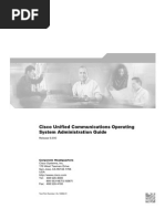 Cisco Unified Communications Operating System Administration Guide