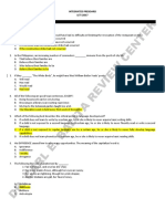 INTEGRATED PREBOARD A S2017 Ans Key PDF