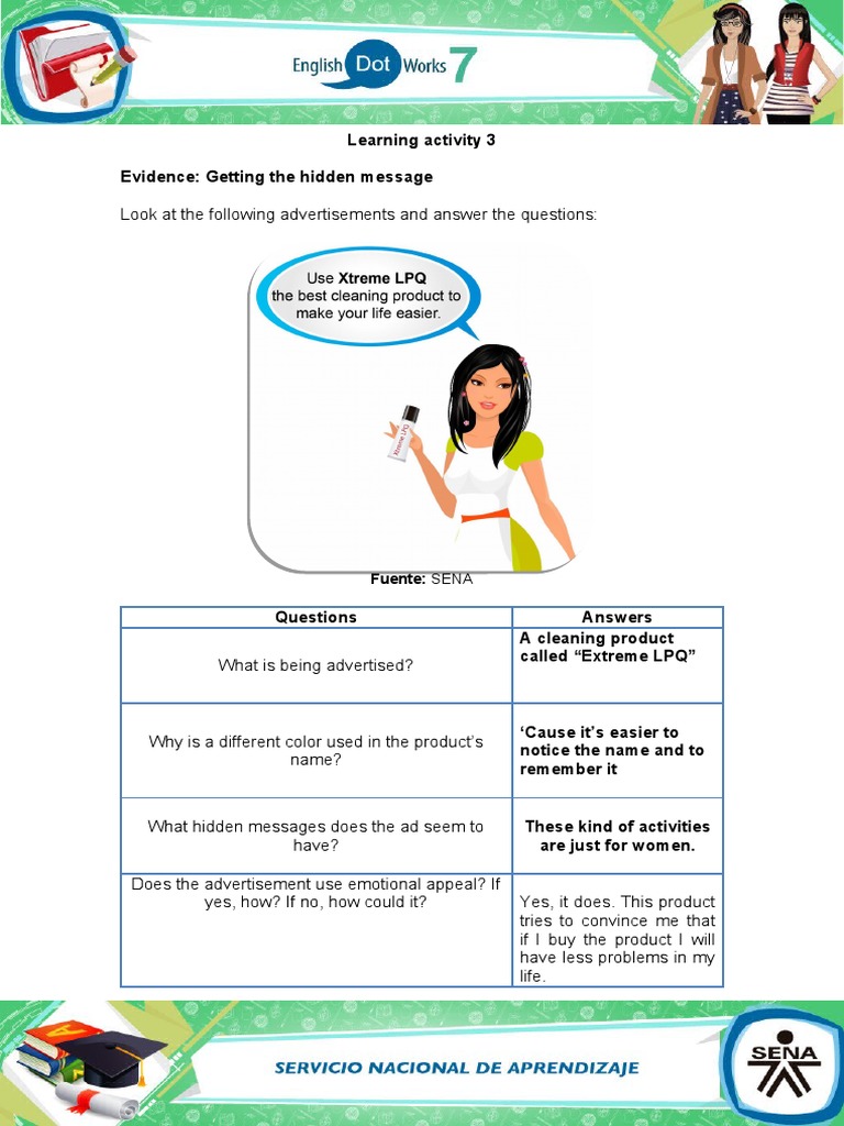 Analyzing Advertisements' Hidden Messages | PDF | Communication ...