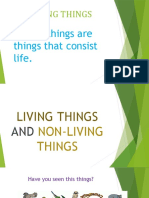 Living Things Are Things That Consist Life