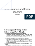 Solid Solution and Phase Diagram