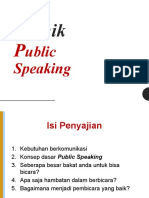 Teknik Public Speaking