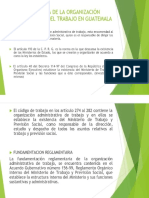 Estructura de La Organización Administrativa Del Trabajo en Guatemala