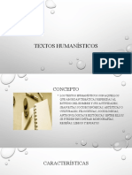 Textos Humanísticos