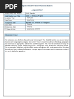 Unit Number and Title Unit - 11-Research Project: Higher National Certificate/Diploma in Business Assignment Brief