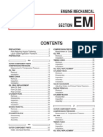 Nissan Frontier Service Manual Engine Mechanical