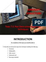NDI Techniques for Aircraft Inspection