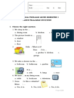 Latihan Soal Penilaian Akhir Semester 1 TAHUN PELAJARAN 2019/2020