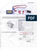 Hoja de Datos Servo Motor