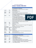 FTCM 2020-2021 Academic Calendar - 20200716-f PDF