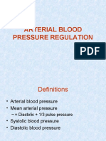 Arterial Blood Pressure Regulation Mechanisms