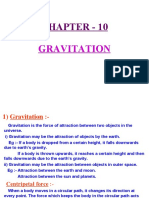 Gravitation Chapter Summary