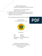 Tauhid, Al-Qur'an&Hadits, Generasi Terbaik Dan Salafussalih, Berbagi, Keadilan Dan Penegakan Hukum Dalam Islam.