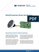 MACAWI Respiratory Blower Specifications