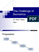 The Challenge of Biometrics: AJ Tech Team Hyd