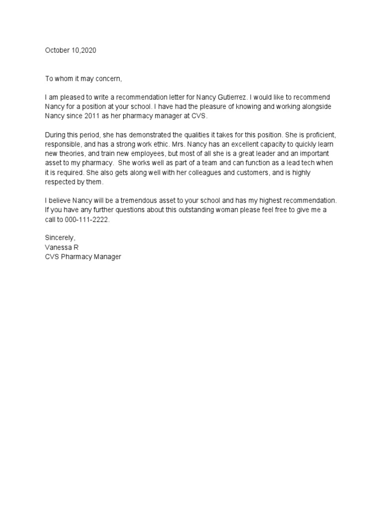 Recommendztion Letter  PDF