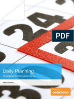 Daily Planning: Strategies For Ultimate Success