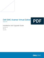 Dell EMC Avamar Virtual Edition Installation and Upgrade - Docu91853