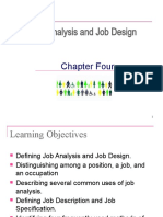 Chapter Four - Job Analysis and Design - MGT 300 - HRM