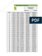 Fixed Rate Loan Payments