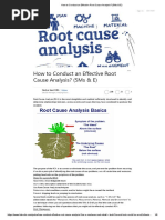 How To Conduct An Effective Root Cause Analysis - (5Ms & E)