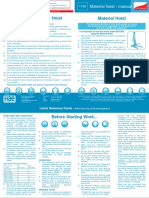 Material Hoist Using The Material Hoist