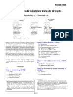 In-Place Methods To Estimate Concrete Strength: Reported by ACI Committee 228