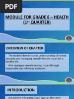 Module For Grade 8 - Health (1 Quarter)