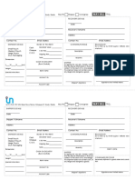 Shipping Waybill Form for Urban Deca Homes