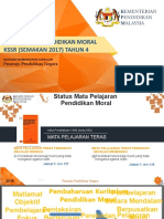 Pengenalan KSSR Pendidikan Moral Tahun 4 150319