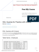 Advanced SQL queries and practice problems