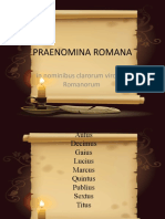 Praenomina Romana