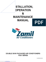 Installation, Operation & Maintenance Manual: Double Skin Packaged Air Conditioners 'PDS' Series