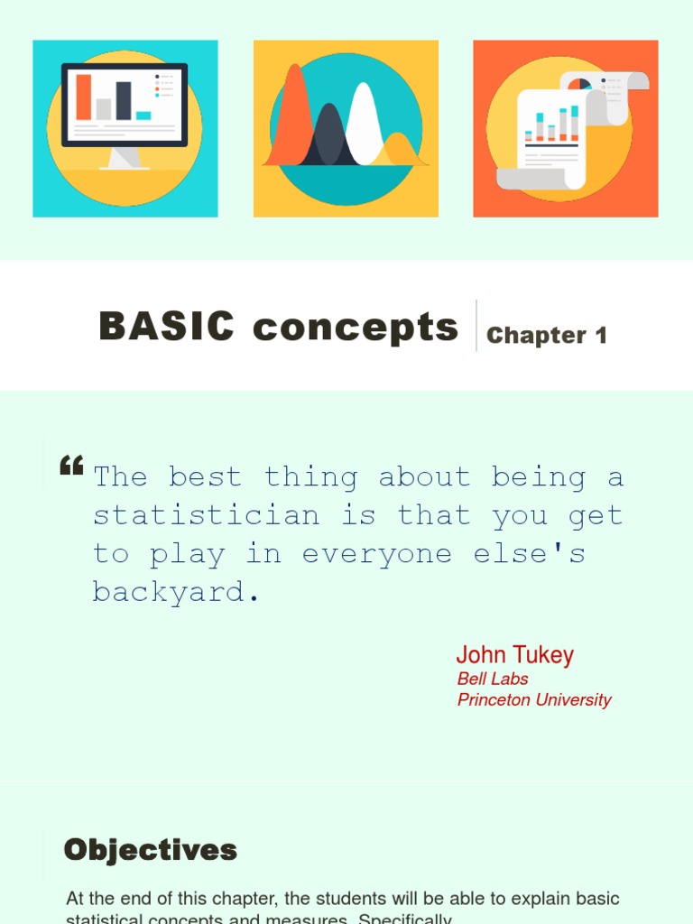 Chapter 1 Basic Concepts PDF | PDF | Level Of Measurement | Sampling ...