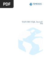 TAFJ-MS SQL Install