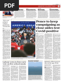 Pence To Keep Campaigning As Close Aides Test Covid Positive