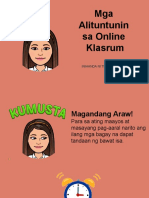 Alituntunin Sa Online Klasrum