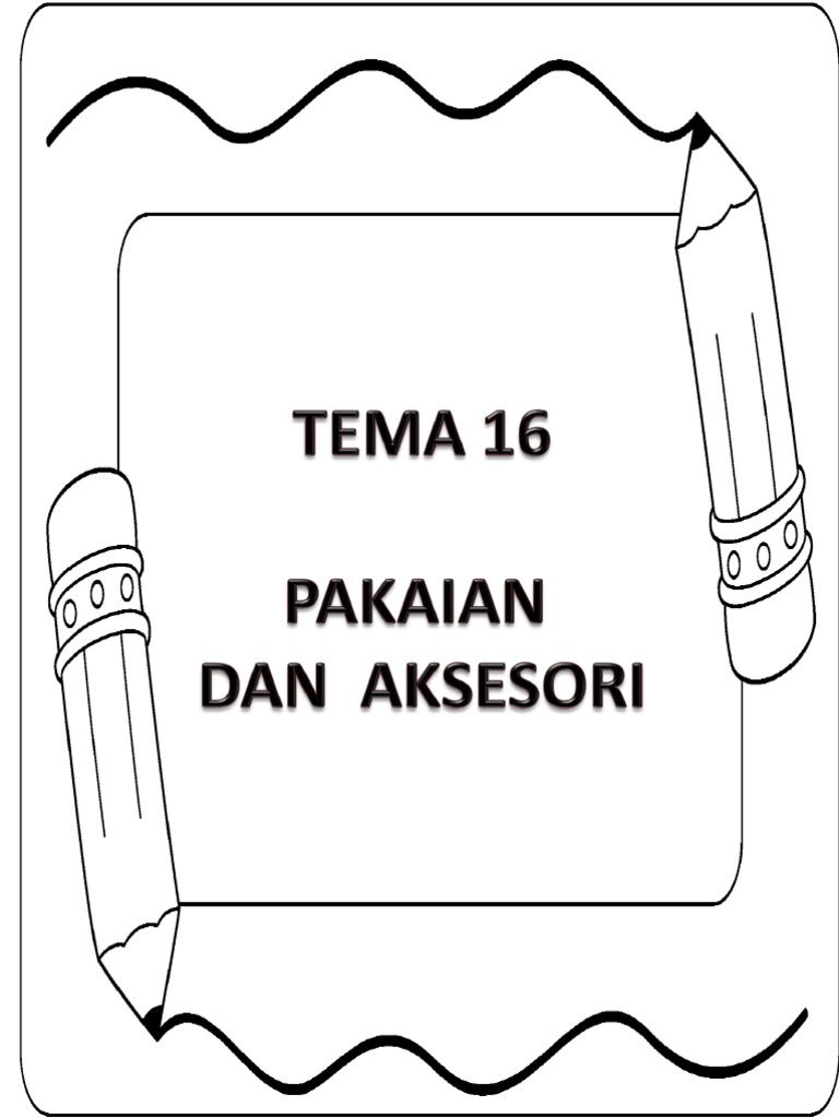 Prasekolah Tema 16 Pakaian Dan Aksesori 21 Ms PDF | PDF