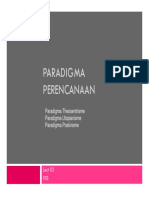 Paradigma Perencanaan - Lect 03 FRS PDF