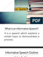 Informative Speech PDF