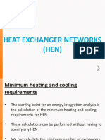 Heat Exchanger Networks (HEN)