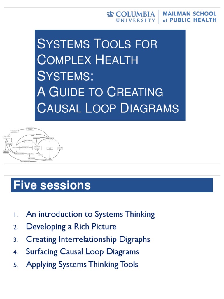 Systems Thinking Tools for Health Systems | PDF | System | Systems Theory